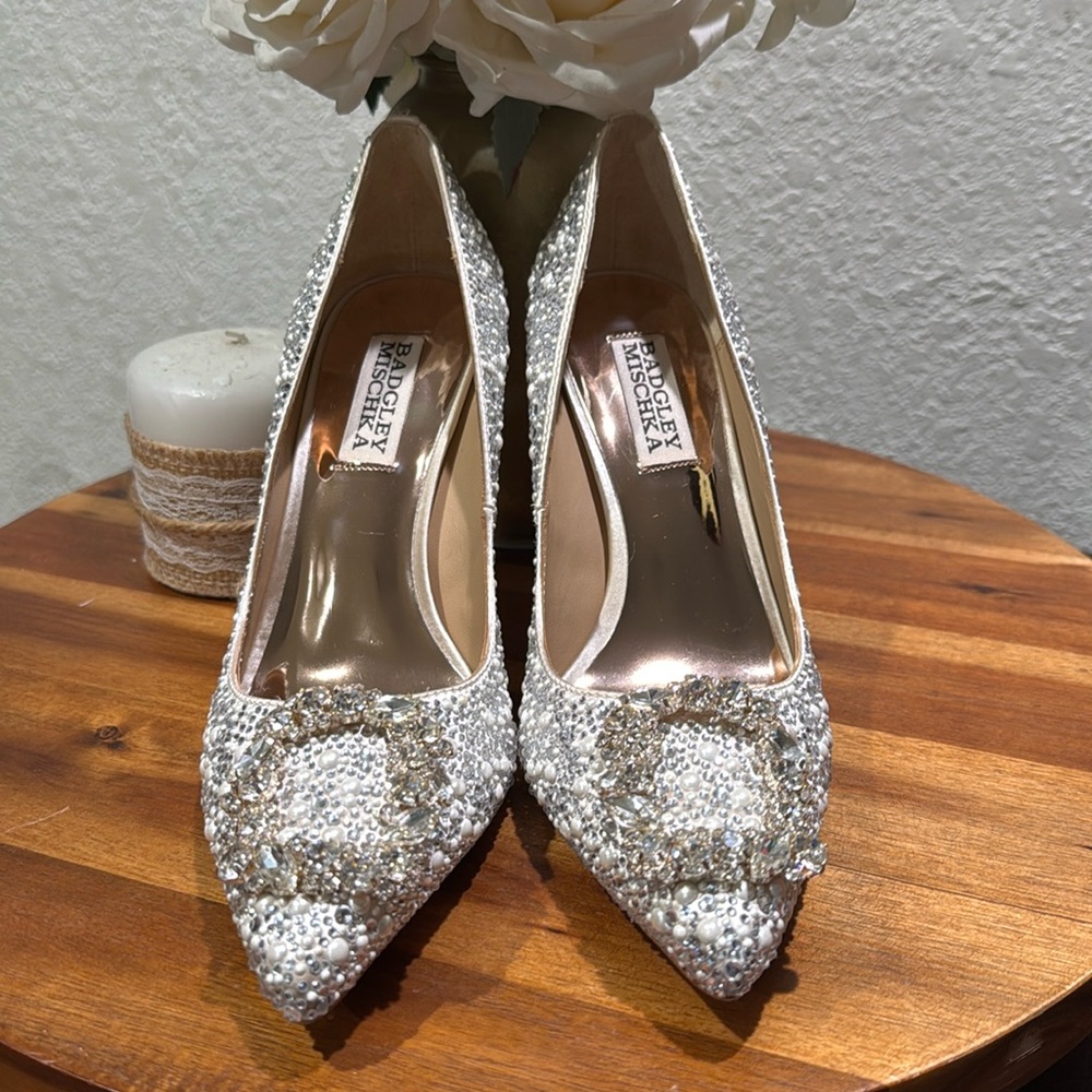 Badgley Mischka Collection Cher II Pointed Toe Pump Size 6